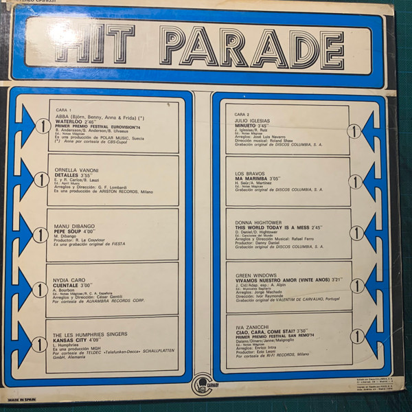 Various - Hit Parade | Carnaby (CPS 9331) - 2 Various - Hit Parade | Carnaby (CPS 9331) - 2
