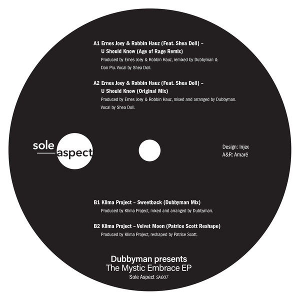 Various - Dubbyman Presents: The Mystic Embrace EP | Sole Aspect (SA007) - main