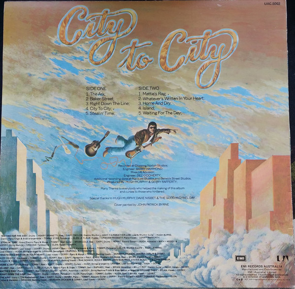 Gerry Rafferty - City To City | Liberty (UAC 5002) - 2 Gerry Rafferty - City To City | Liberty (UAC 5002) - 2