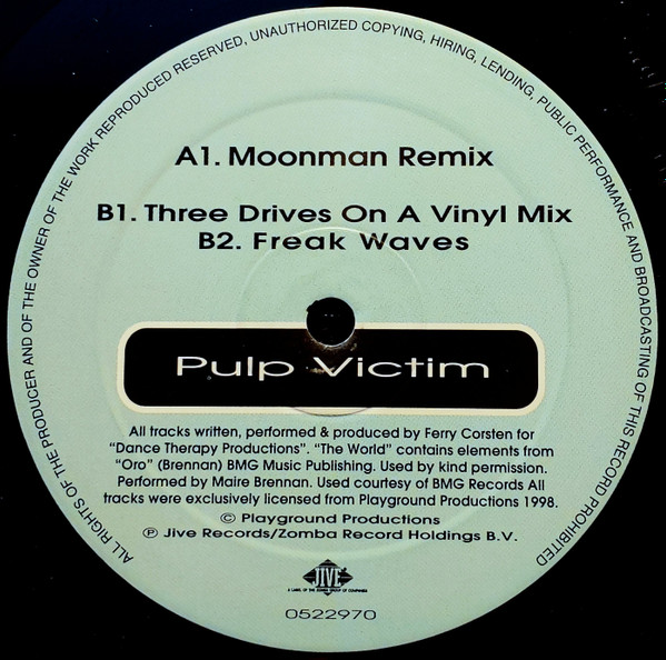 Pulp Victim - The World | Jive (0522970) - main Pulp Victim - The World | Jive (0522970) - main