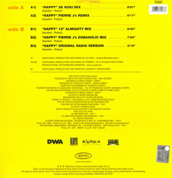 Alexia - Happy | Epic (EPC 667996 6) - main Alexia - Happy | Epic (EPC 667996 6) - main
