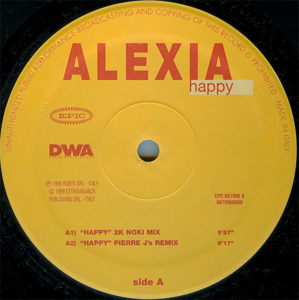 Alexia - Happy | Epic (EPC 667996 6) - 2 Alexia - Happy | Epic (EPC 667996 6) - 2