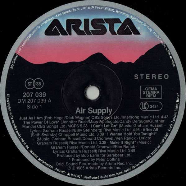 Air Supply - Air Supply | Arista (207 039) - 3