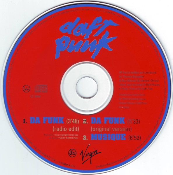 Daft Punk - Da Funk | Virgin (7243 8 93995 23) - 3