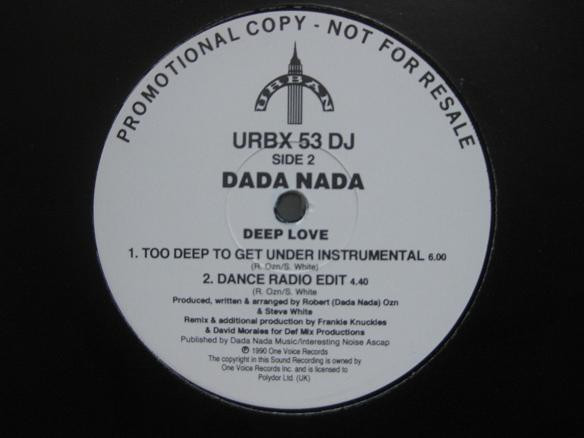 Dada Nada - Deep Love | Urban (URBX 53 DJ) - main