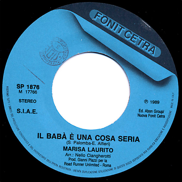 Marisa Laurito - Il Babà È Una Cosa Seria | Fonit Cetra (SP 1876) - 3