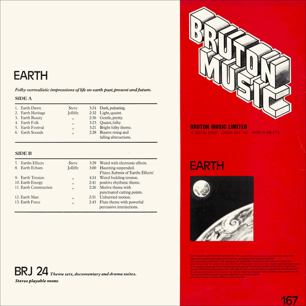 Steve Jolliffe - Earth | Bruton Music (BRJ 24) - 2 Steve Jolliffe - Earth | Bruton Music (BRJ 24) - 2