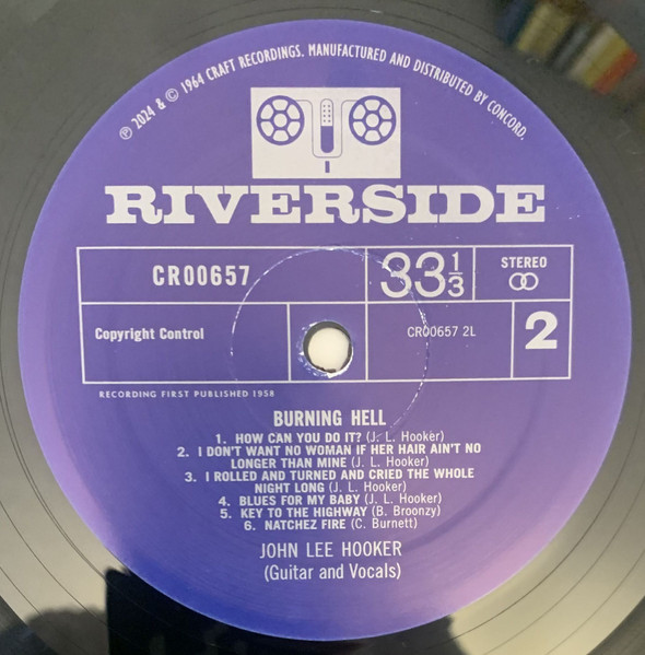 John Lee Hooker - Burning Hell | Craft Recordings (CR00657) - 4 John Lee Hooker - Burning Hell | Craft Recordings (CR00657) - 4