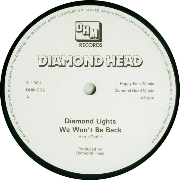 Diamond Head - Diamond Lights | DHM Records (DHM 005) - 3