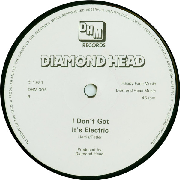 Diamond Head - Diamond Lights | DHM Records (DHM 005) - 4