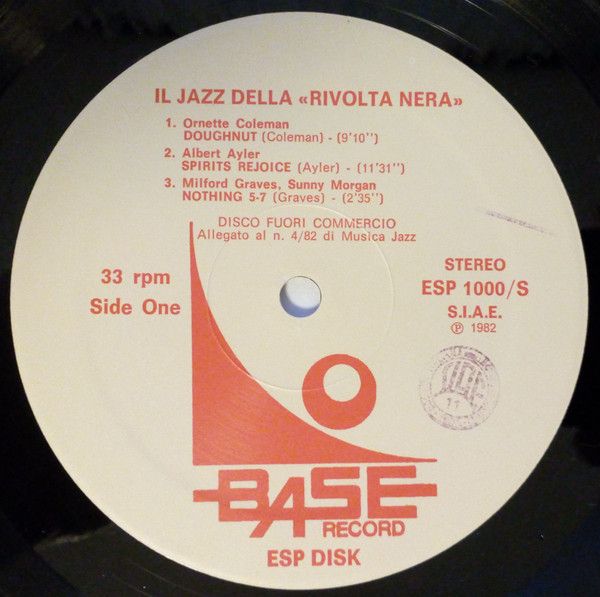 Various - Free Jazz !!! (Anni '60: La "Rivolta Nera") | Base Record (ESP 1000/S) - 3 Various - Free Jazz !!! (Anni '60: La "Rivolta Nera") | Base Record (ESP 1000/S) - 3