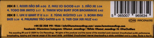 Marcos Valle - Túnel Acústico | Far Out Recordings (FARO246CASS) - 3 Marcos Valle - Túnel Acústico | Far Out Recordings (FARO246CASS) - 3