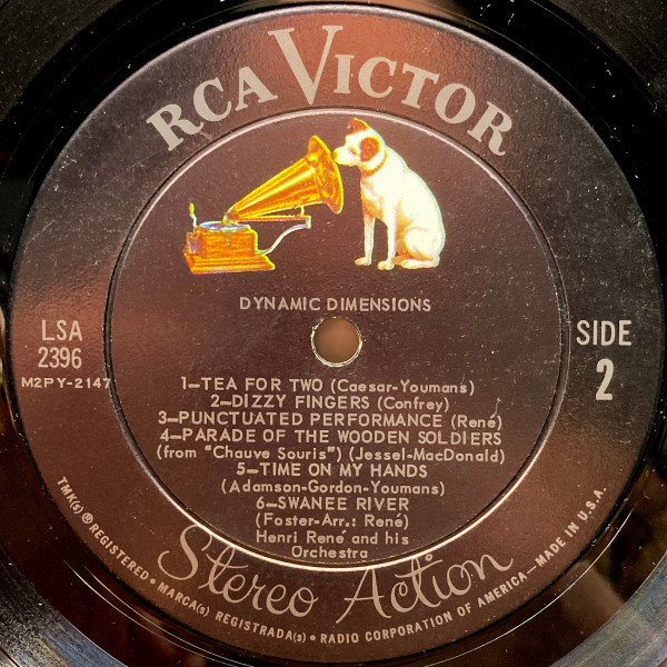 Henri René And His Orchestra - Dynamic Dimensions | RCA Victor (LSA 2396) - 4 Henri René And His Orchestra - Dynamic Dimensions | RCA Victor (LSA 2396) - 4