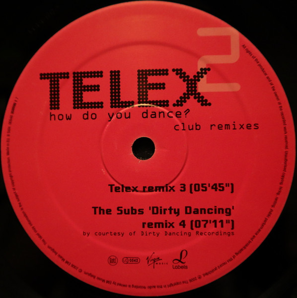 Telex - How Do You Dance - Club Remixes | Emi Music Belgium (00946 358999 1 7) - 4