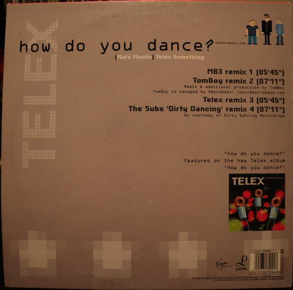 Telex - How Do You Dance - Club Remixes | Emi Music Belgium (00946 358999 1 7) - 2