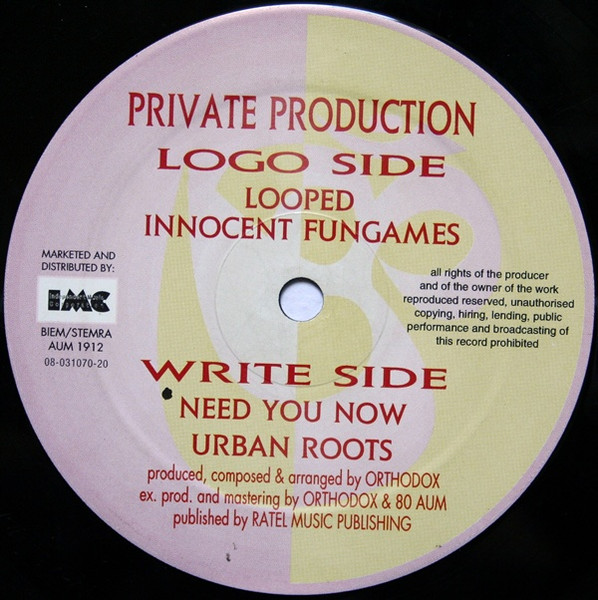 Private Productions - Looped | 80 Aum Records (AUM 1912) - 3 Private Productions - Looped | 80 Aum Records (AUM 1912) - 3