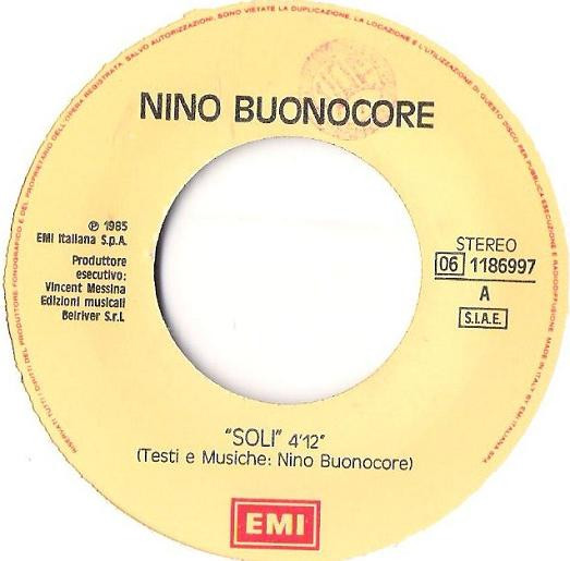 Nino Buonocore - Soli | EMI (06 1186997) - 3
