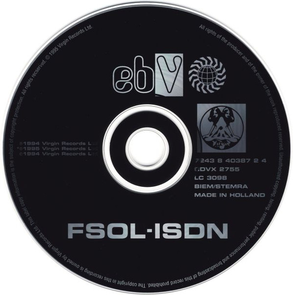 The Future Sound Of London - ISDN | Virgin (7243 8 40387 2 4) - 3 The Future Sound Of London - ISDN | Virgin (7243 8 40387 2 4) - 3