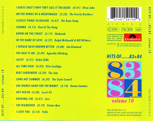 Various - Hits Of..... 83 + 84 | Polydor (515 010-2) - 2 Various - Hits Of..... 83 + 84 | Polydor (515 010-2) - 2