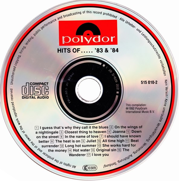 Various - Hits Of..... 83 + 84 | Polydor (515 010-2) - 3 Various - Hits Of..... 83 + 84 | Polydor (515 010-2) - 3