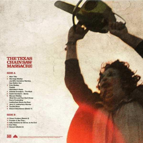 Tobe Hooper And Wayne Bell - The Texas Chain Saw Massacre (Original Motion Picture Score) | Waxwork Records (WW200) - 2 Tobe Hooper And Wayne Bell - The Texas Chain Saw Massacre (Original Motion Picture Score) | Waxwork Records (WW200) - 2