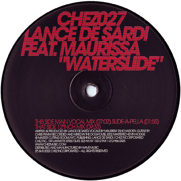 Lance DeSardi Feat. Maurissa Tancharoen - Waterslide | Chez Music (CHEZ-027)