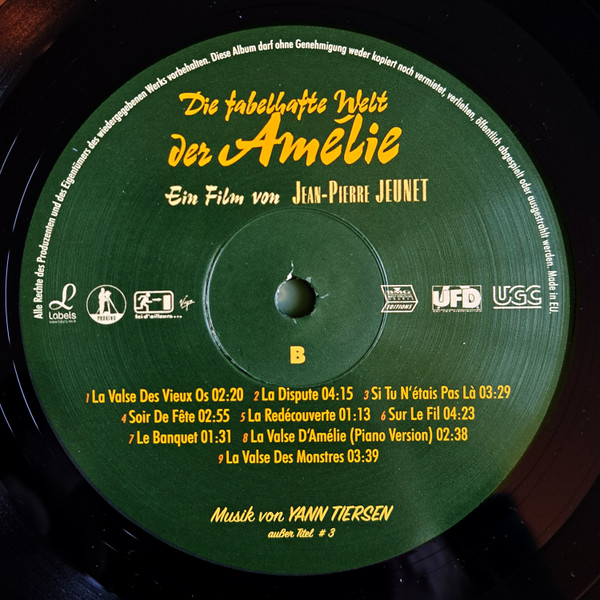 Yann Tiersen - Die Fabelhafte Welt Der Amélie | Labels (none) - 4 Yann Tiersen - Die Fabelhafte Welt Der Amélie | Labels (none) - 4