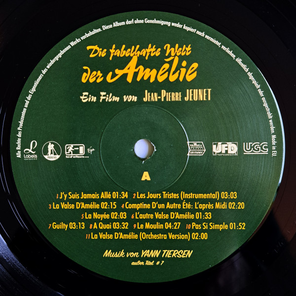 Yann Tiersen - Die Fabelhafte Welt Der Amélie | Labels (none) - 3 Yann Tiersen - Die Fabelhafte Welt Der Amélie | Labels (none) - 3