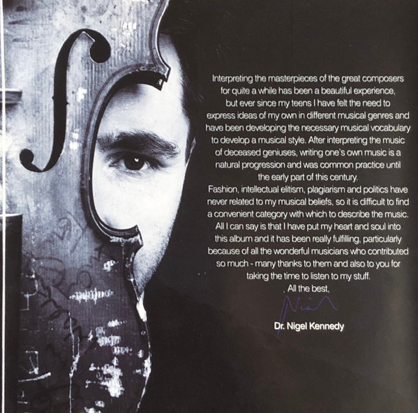 Nigel Kennedy - Kafka | EMI United Kingdom (7243 8 52212 2 4) - 3 Nigel Kennedy - Kafka | EMI United Kingdom (7243 8 52212 2 4) - 3