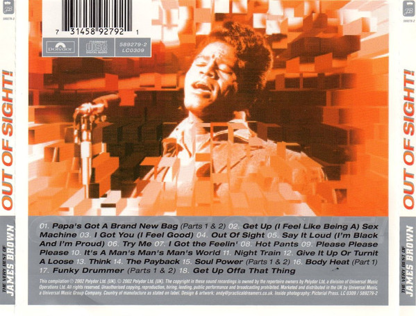 James Brown - Out Of Sight! (The Very Best Of James Brown) | Polydor (589279-2) - 3 James Brown - Out Of Sight! (The Very Best Of James Brown) | Polydor (589279-2) - 3
