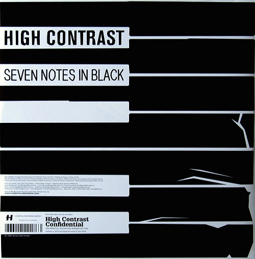 High Contrast - Basement Track (Upstairs Downstairs Remix) / Seven Notes In Black | Hospital Records (NHS150) - 2 High Contrast - Basement Track (Upstairs Downstairs Remix) / Seven Notes In Black | Hospital Records (NHS150) - 2