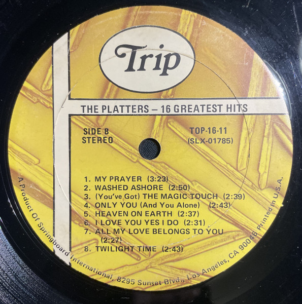 The Platters - 16 Greatest Hits | Trip (TOP-16-11) - 3 The Platters - 16 Greatest Hits | Trip (TOP-16-11) - 3