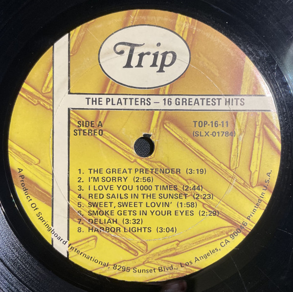 The Platters - 16 Greatest Hits | Trip (TOP-16-11) - 2 The Platters - 16 Greatest Hits | Trip (TOP-16-11) - 2