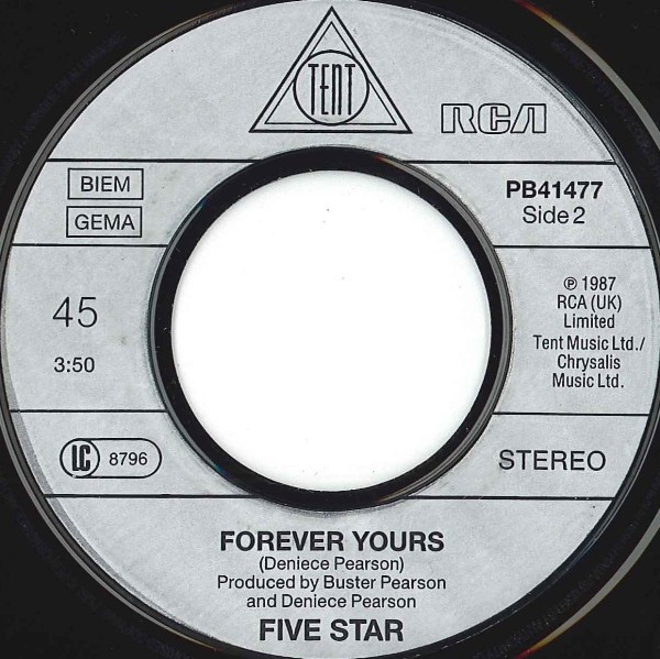 Five Star - Whenever You're Ready | RCA (PB 41477) - 4