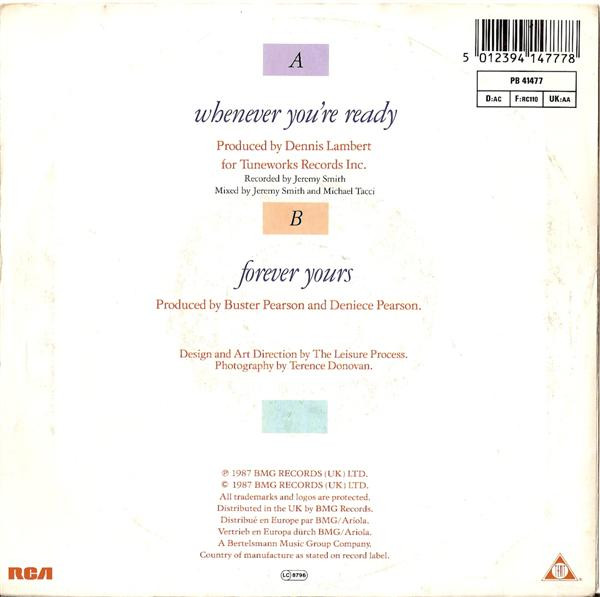 Five Star - Whenever You're Ready | RCA (PB 41477) - 2