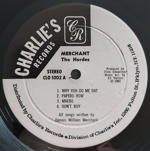 Merchant - "D" Hardest | Charlie's Records (CLO 1002) - 3 Merchant - "D" Hardest | Charlie's Records (CLO 1002) - 3