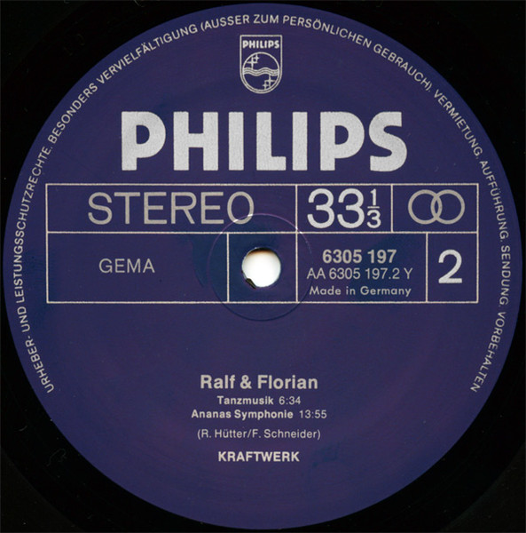 Kraftwerk - Ralf & Florian | Philips (6305 197) - 4 Kraftwerk - Ralf & Florian | Philips (6305 197) - 4