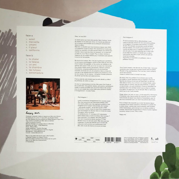 Albin De La Simone - Happy End | Tôt Ou Tard (M7501) - 2 Albin De La Simone - Happy End | Tôt Ou Tard (M7501) - 2