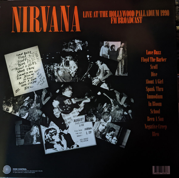 Nirvana - California Uber Alles (Live At The Hollywood Palladium 1990 FM Broadcast) | Mind Control (MIND777) - main Nirvana - California Uber Alles (Live At The Hollywood Palladium 1990 FM Broadcast) | Mind Control (MIND777) - main
