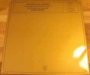 Maurice Ravel - Lorin Maazel - Bolero | Plaisir Du Classique (2M 055-02312) - 2