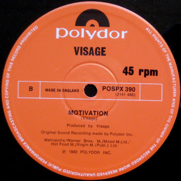 Visage - The Damned Don't Cry | Polydor (POSPX 390) - 4