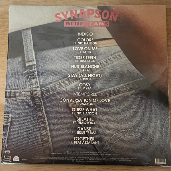 Synapson - Blue jeans | Unity Records (l1889404) - 2 Synapson - Blue jeans | Unity Records (l1889404) - 2