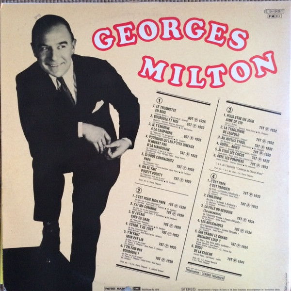 Georges Milton - Georges Milton | Pathé (2C 134-15420/1) - 2