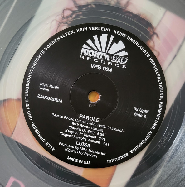 Luisa - Parole | Night'n Day Records (VPB 024) - 4 Luisa - Parole | Night'n Day Records (VPB 024) - 4
