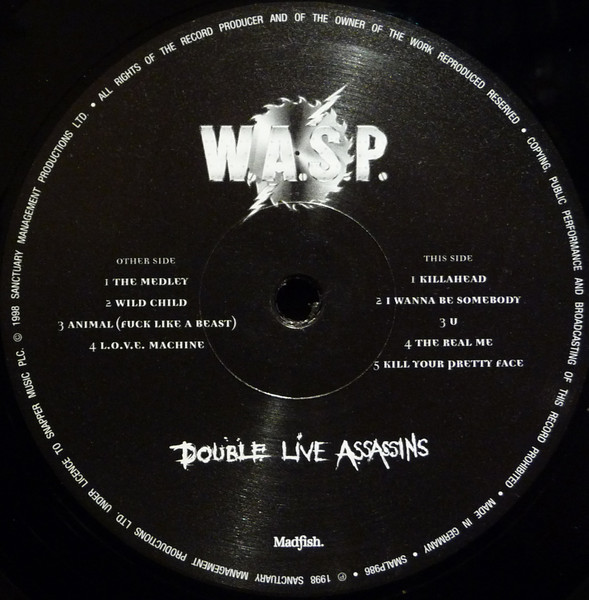 W.A.S.P. - Double Live Assassins | Madfish (SMALP986) - 4 W.A.S.P. - Double Live Assassins | Madfish (SMALP986) - 4