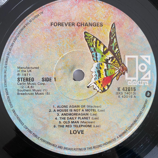 Love - Forever Changes | Elektra (K 42015) - 3 Love - Forever Changes | Elektra (K 42015) - 3