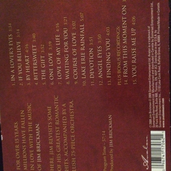 Jim Brickman - From The Heart | Avalon (39364) - 2 Jim Brickman - From The Heart | Avalon (39364) - 2