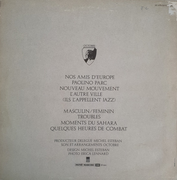 Octobre - Paolino Parc | Pathé (2C 070-72718) - 2 Octobre - Paolino Parc | Pathé (2C 070-72718) - 2