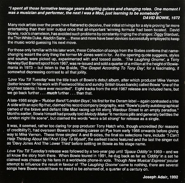 David Bowie - The Collection | Castle Communications (CCSCD 118) - 4 David Bowie - The Collection | Castle Communications (CCSCD 118) - 4