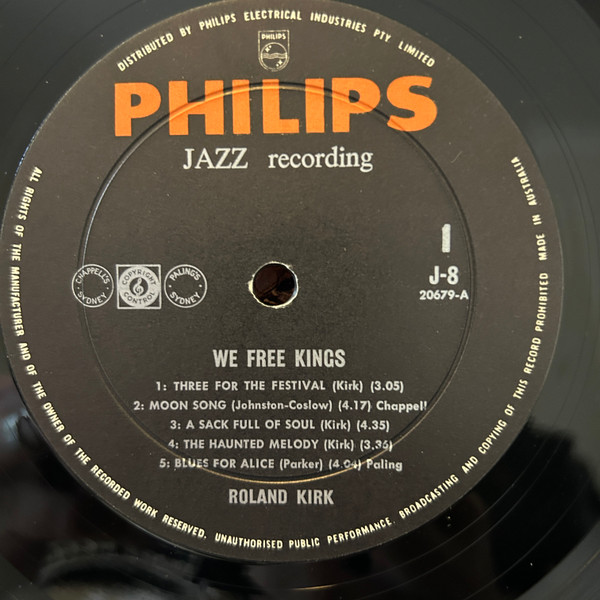 Roland Kirk - We Free Kings | Philips (J-8) - 3 Roland Kirk - We Free Kings | Philips (J-8) - 3